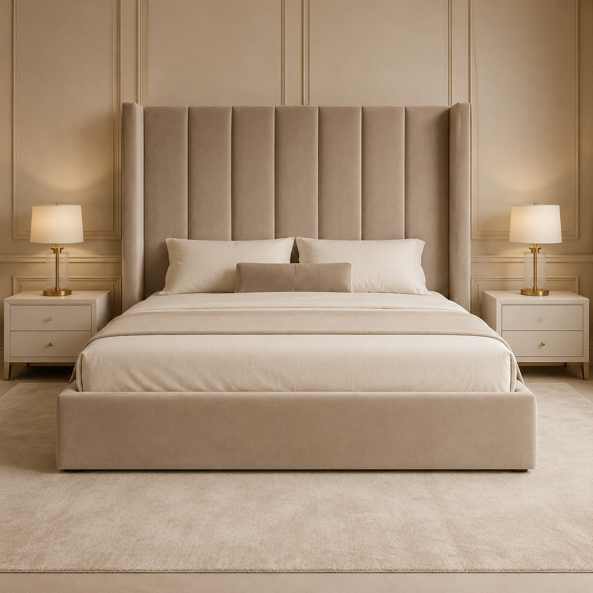 Amalfi Grande Statement Upholstered Bed Frame
