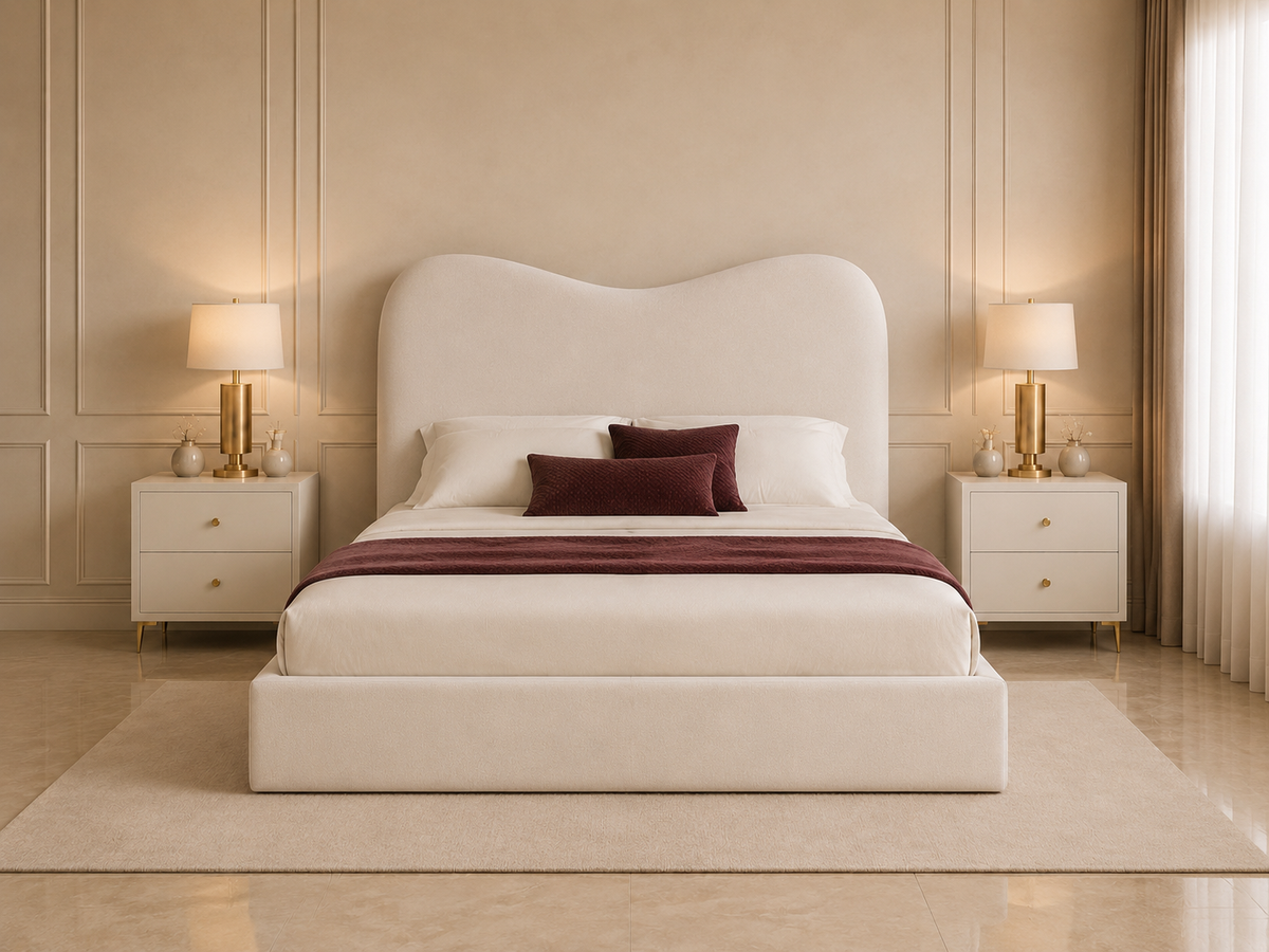 Percy Serenity Upholstered Bed Frame