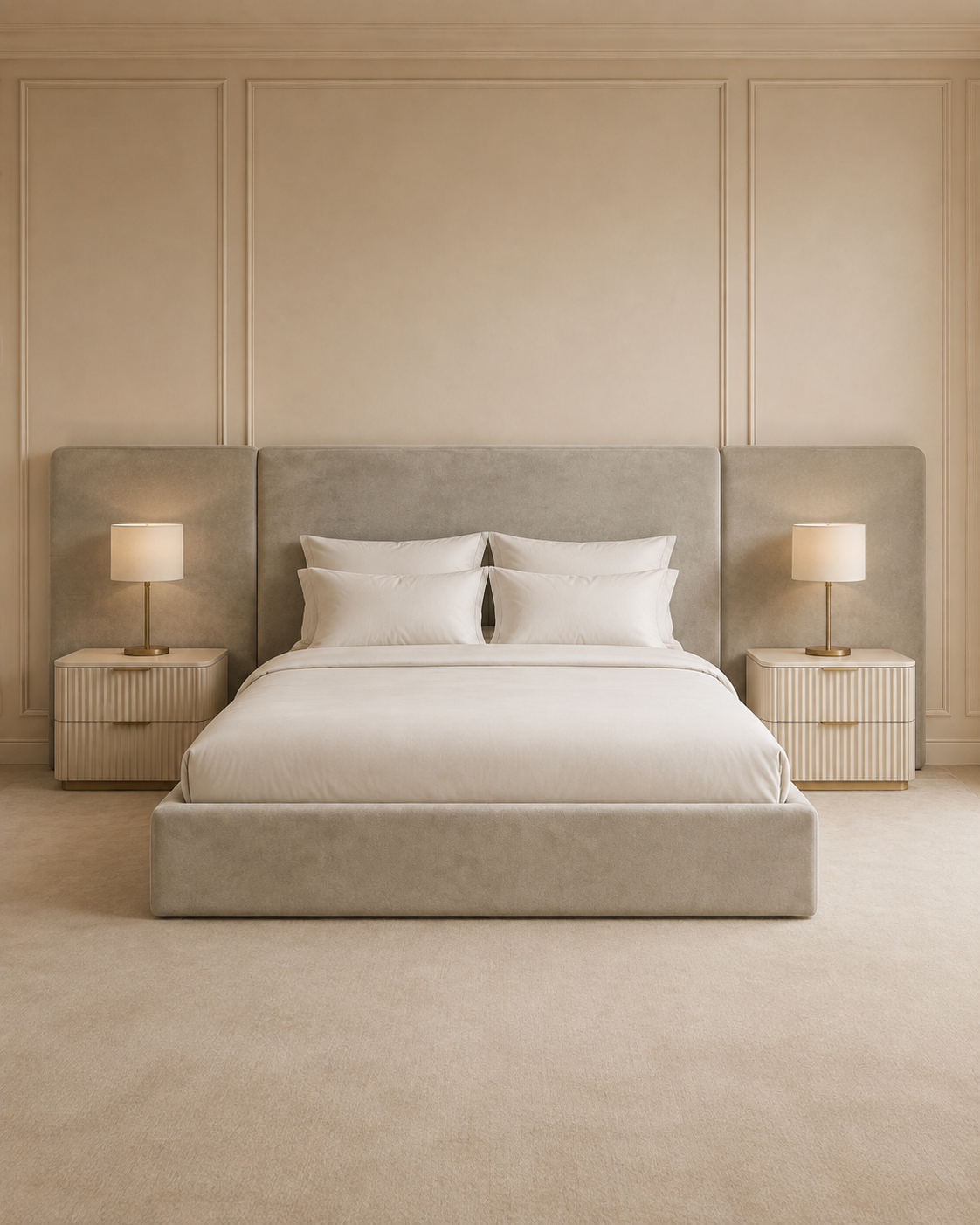 Enigma Grand Upholstered Bed Frame