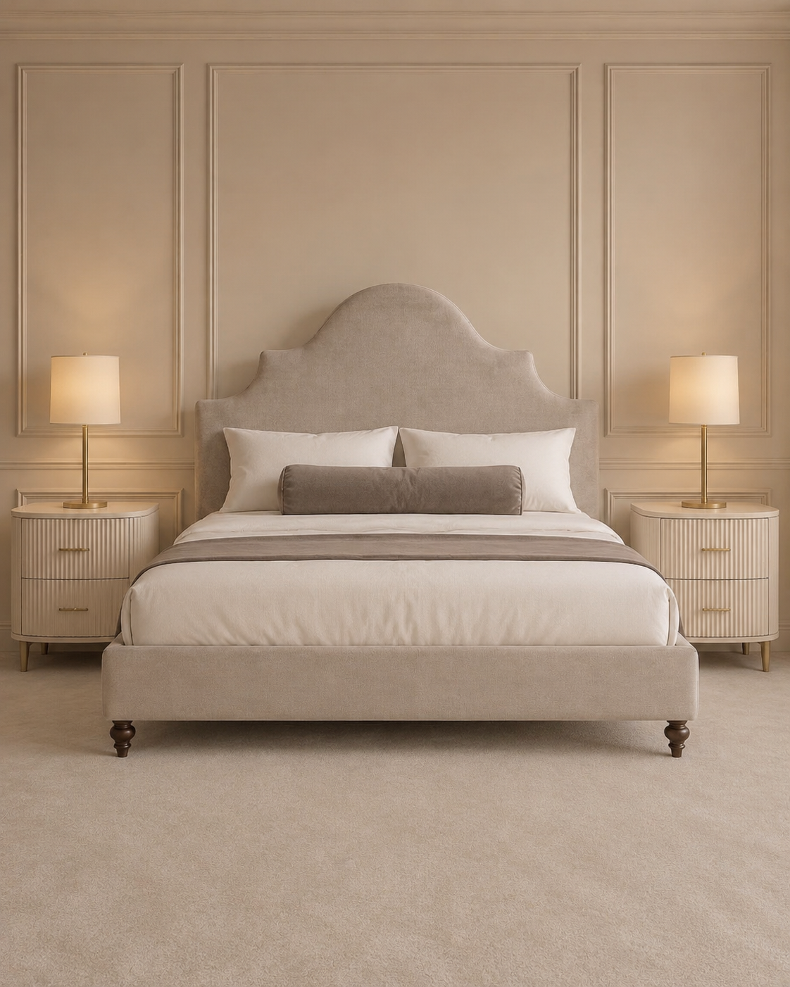 Mademoiselle Royale Upholstered Bed Frame