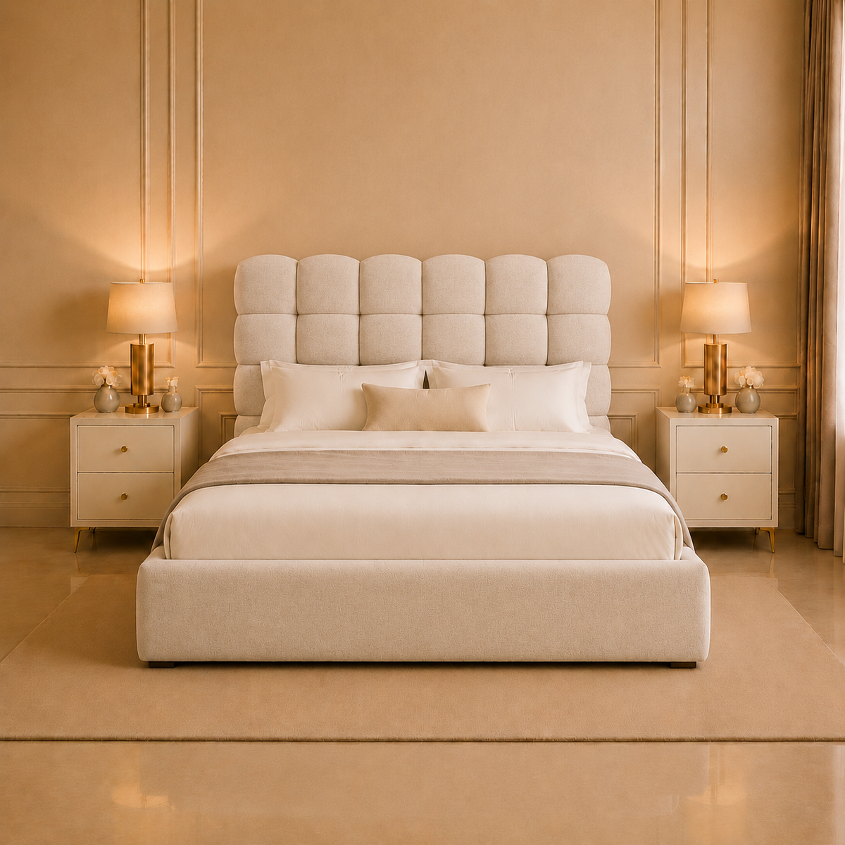 Oslo Cloud Upholstered Bed Frame