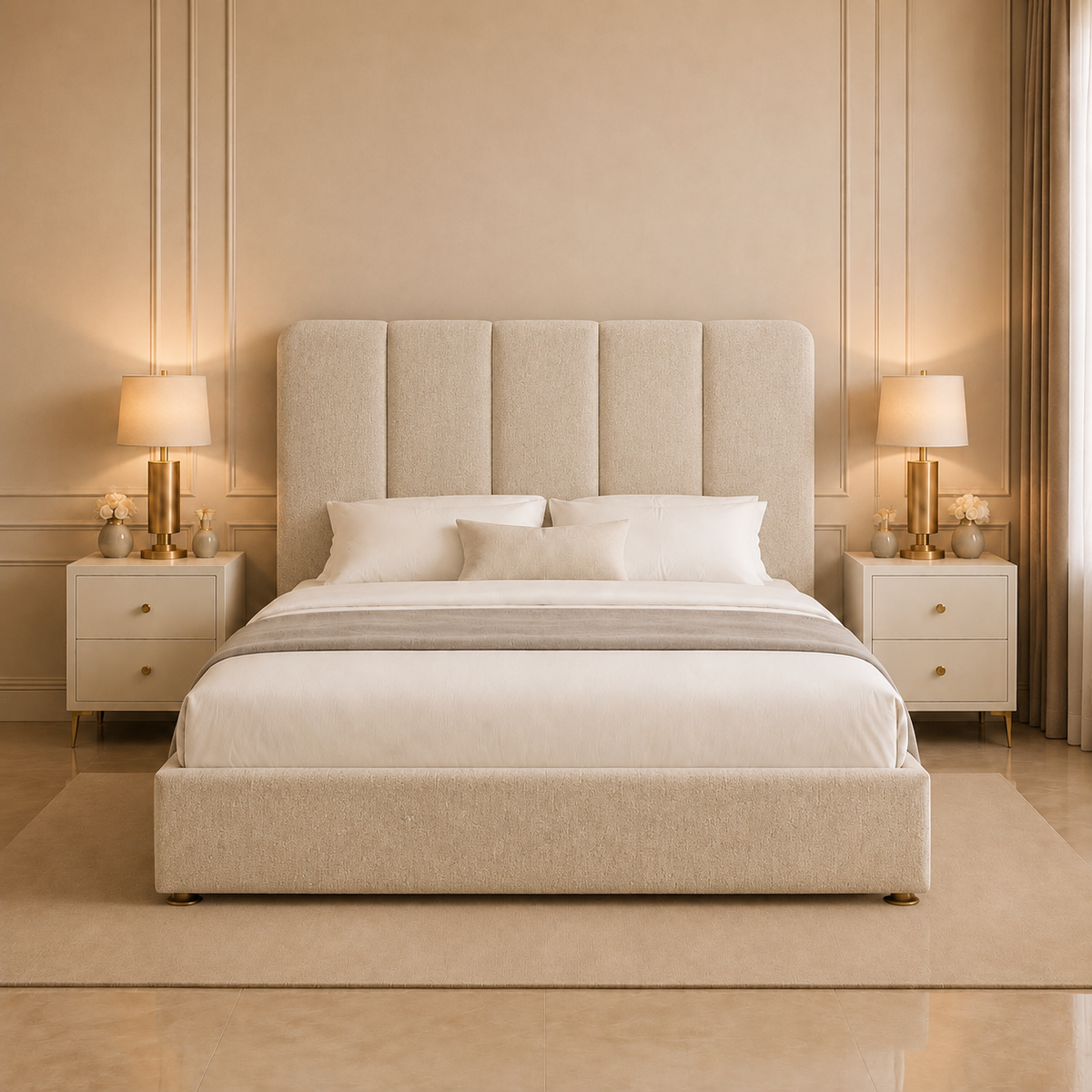 Copthorne Modular Upholstered Bed Frame