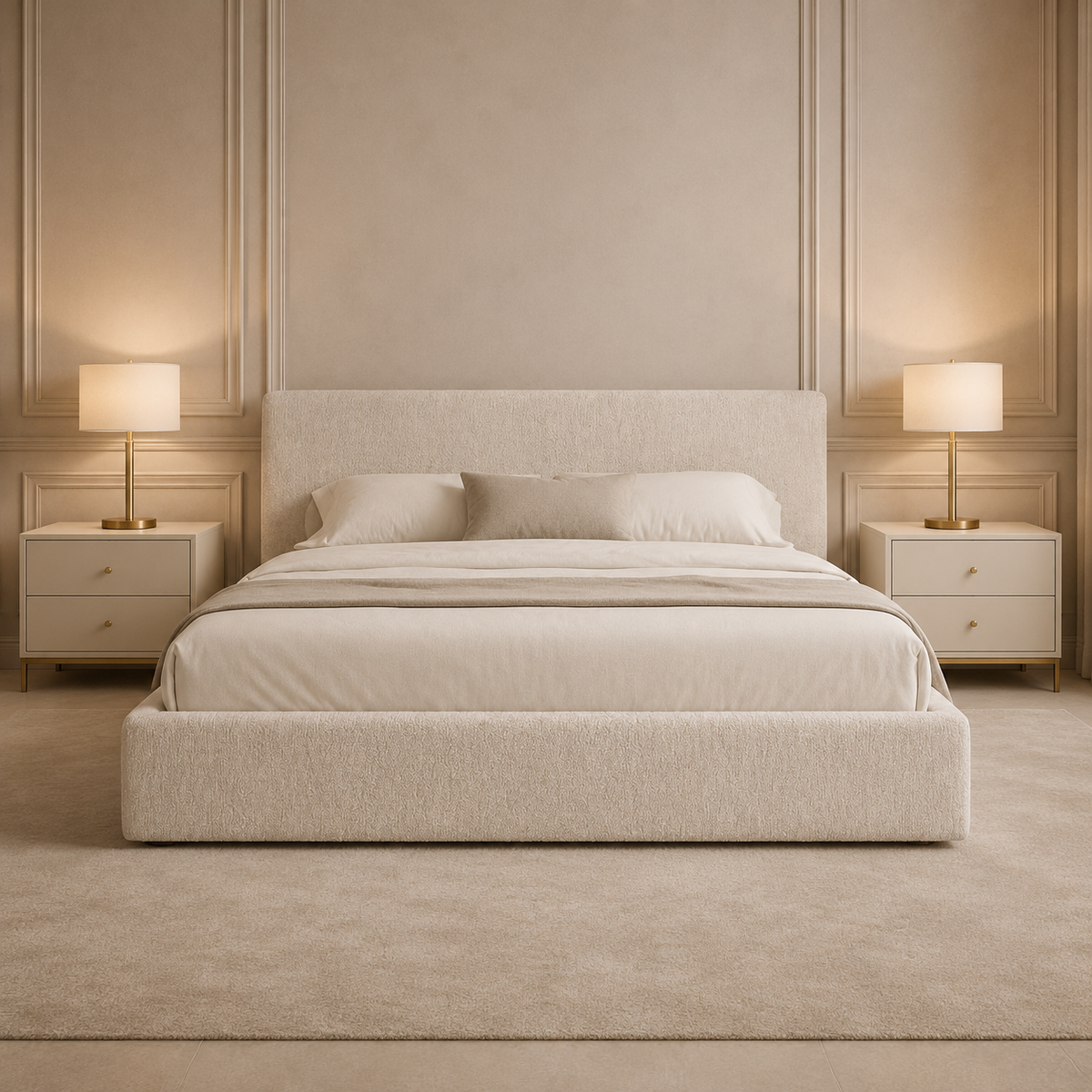 Pureline Upholstered Bed Frame