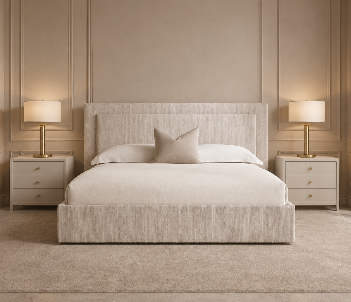 Dakota Luxury Upholstered Bed Frame
